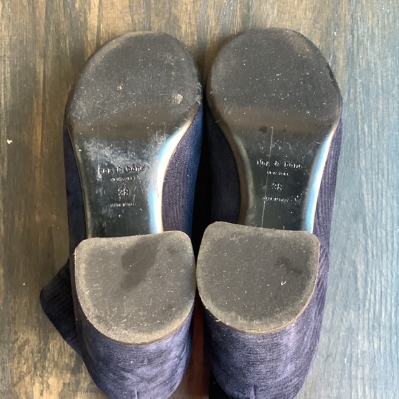 Rag and Bone boots, navy, leather lined, 2.5” block heel, size 8 - Picture 5 of 5